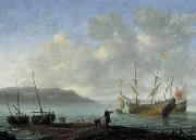 Ships in a bay. Reinier Nooms